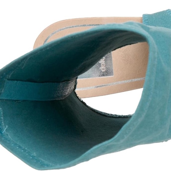 Dolce Vita Women's Indie Sandal OPEN TOE Summer Boots Bootie Turquoise 10 - Picture 5 of 11